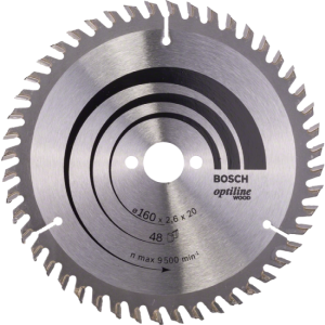 DISCOS DE SERRA CIRCULAR OP WO (48D) - 160X2,6X30 BOSCH