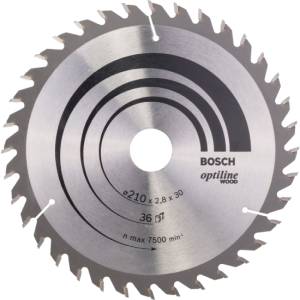 DISCOS DE SERRA CIRCULAR OP WO (36D) - 210X2,8X30 BOSCH
