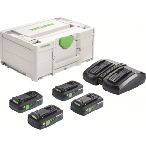 Kit de energia FESTOOL SYS 18V 4x4,0/TCL 6 DUO (577104)