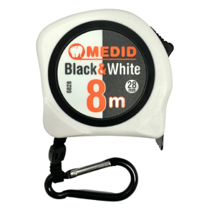 FITA MÉTRICA MEDID BLACK & WHITE 8M (28MM)