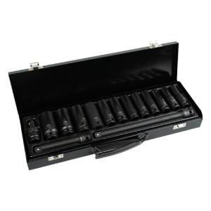 KIT DE 12 CHAVES DE IMPACTO COMPRIDOS DE 1/2” 52346 JBM