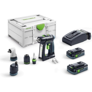 Aparafusadora de bateria - FESTOOL - C 18 HPC 4,0 I-Set (576442)