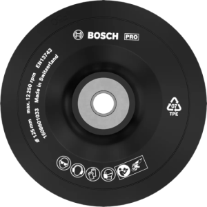 Prato lixar 125mm p/ Rebarbadora Bosch 1608601033